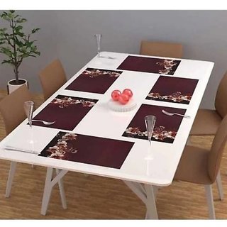                       REVAXO placemats set of 6 pcs/ table mat set of 6 pcs/ dining table placemat set of 6pcs/placemat set of 6 pcs                                              