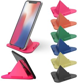 Universal Portable Three-Sided Triangle Mobile Phone Pyramid Shape Multicolor Holder