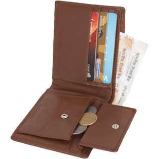                       Fronto Men brown genuine leather wallets, unisex wallet , leather wallet ,wallet , RFID Blocking wallet ,3 card slot                                              