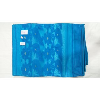                       MAA DURGA TRENDY BOUTIQUE COLLECTION Women's Tant Saree color Blue                                              