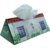 Kosher Castle Pyramid Facial Tissue Box , 2 Ply , Pack of 5 , 50 Pulls Each