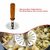 Kitchen4U Stainless Steel Potato Masher with Wooden Handle