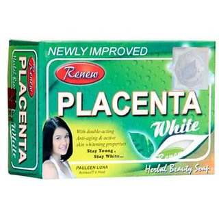                       Renew Placenta White Herbal Beauty Skin Whitening Soap  (135 g)                                              