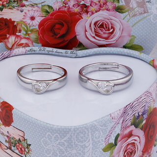 Special Couple Ring For Valentines Lovers Ring Adjustable Ring Set Women And Men