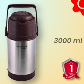 Khaitan Orfin Big Boss Thermosteel Flask (Brown, 3000ml )