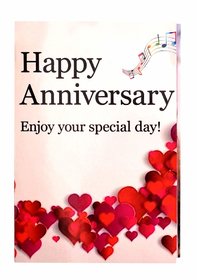 Musical Greeting Anniversary Voice Card For HusbandWifeLovers