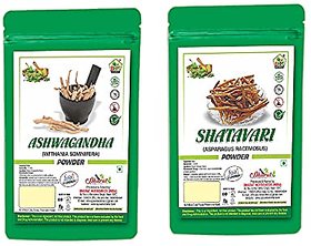 BHARAT Ashwagandha and Shatavari Powder - 100g Each