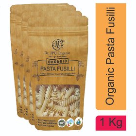 Dr. JPG Organic Pasta Fusilli 500 g INDIA ORGANIC certified.