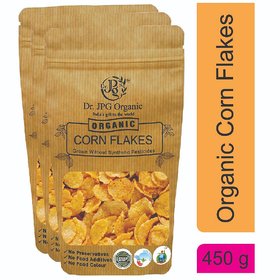 Dr. JPG Organic Corn Flakes (300g) INDIA ORGANIC certified.