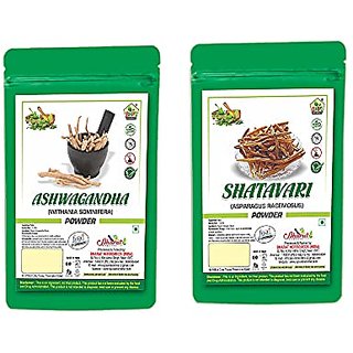BHARAT Ashwagandha and Shatavari Powder - 100g Each