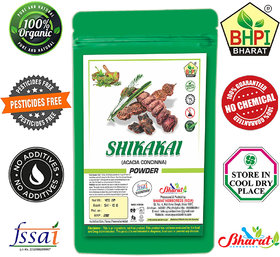 BHARAT Shikakai Powder (Natural hair cleanser for Shiny and Soft hairs) 400gm