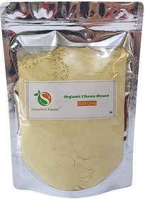 Sapphire Food Organic Chana Besan-500 Grm