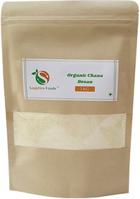 Sapphire Food Organic Chana Besan-1 Kg