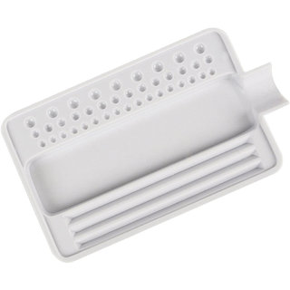                       Scorpion 4-1/2 x 2-1/2Inches White Tray Jewelry Tool for Sorting Pearls Stones Beads and Findings                                              