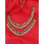 Traditional Gold Plated Partywear Bridal Stone Studded Ethnic Anklet for Women and Girls