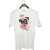 UDNAG Unisex Round Neck Graphic 'Pug & Doughnut | Pug with Pink Round Doughnut' Polyester T-Shirt White