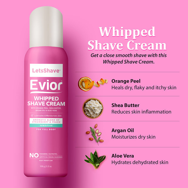 Buy LetsShave Women Whipped Shave Cream (150 g) Online