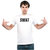 UDNAG Unisex Round Neck Graphic 'SWAT' Polyester T-Shirt White