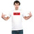 UDNAG Unisex Round Neck Graphic 'Profit | Netprofit' Polyester T-Shirt White