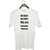 UDNAG Unisex Round Neck Graphic 'Quote | No debt no equity we are Customer Financed' Polyester T-Shirt White