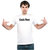UDNAG Unisex Round Neck Graphic 'Money | Cash Flow' Polyester T-Shirt White