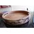 THE DISCOUNT STORE Big Size 12 inch Handmade Antique Beautiful Wooden Serving Tray Round Shape