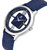Lorenz Blue Leather Strap  Transparent Stylish Dial Analogue Watch for Men  3093K
