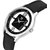 Lorenz Black Leather Strap  Transparent Stylish Dial Analogue Watch for Men  3095K