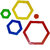 Hexagon puzzle - Size and Shape Sorter