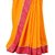 Women's Plain Vichitra Cotton Silk Daily Wear Saree