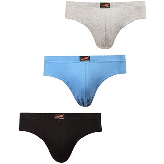                       SOLO Mens Pulse Cotton Brief - pack of 3                                              