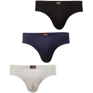                       SOLO Mens Pulse Cotton Brief - pack of 3                                              