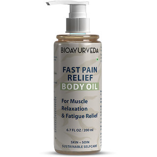                      BIOAYURVEDA Fast Pain Relief Body Oil 200 ml                                              