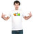UDNAG Unisex Round Neck Graphic 'Independence Day  INDIA' Polyester T-Shirt White