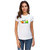 UDNAG Unisex Round Neck Graphic 'Independence Day  INDIA' Polyester T-Shirt White