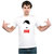 UDNAG Unisex Round Neck Graphic 'Hit*er | Hail' Polyester T-Shirt White