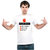 UDNAG Unisex Round Neck Graphic 'Coder | In case of fire git commit git push git out' Polyester T-Shirt White