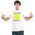 UDNAG Unisex Round Neck Graphic 'Dont be busy be productive' Polyester T-Shirt White
