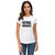 UDNAG Unisex Round Neck Graphic 'Hug | Serial Hugger' Polyester T-Shirt White