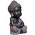 Tansha Quo MEDITATIVE MONK Decorative Showpiece - 31 cm (Polyresin, Copper)