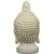 Tansha Quo BUDDHA HEAD Decorative Showpiece - 24.5 cm (Polyresin, White)