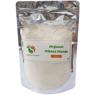                       Sapphire Food Organic Wheat Maida 1 Kg                                              