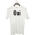 UDNAG Unisex Round Neck Graphic 'Couple | Oui' Polyester T-Shirt White