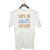 UDNAG Unisex Round Neck Graphic 'Flip Flops | Life is better' Polyester T-Shirt White