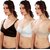 ( Pack of 3 ) Women's Full Coverage C-Cup Non-Padded Full Support Bra