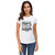 UDNAG Unisex Round Neck Graphic 'Sorry | I am sorry Do not care at all' Polyester T-Shirt White