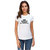 UDNAG Unisex Round Neck Graphic 'Vodka | vodka probably is n't the answer but it's wortha shot' Polyester T-Shirt White