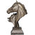 Tansha Quo Horse Head Decorative Showpiece - 27 cm (Polyresin, Brown)