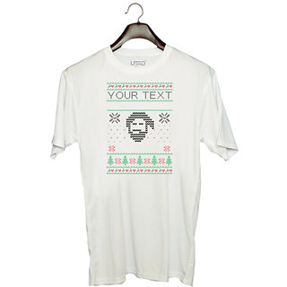                       UDNAG Unisex Round Neck Graphic 'Illustration | Template 1' Polyester T-Shirt White                                              
