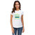UDNAG Unisex Round Neck Graphic 'Swimming | Seven days of no swiming' Polyester T-Shirt White